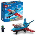 LEGO City Stunt Plane 60323 Building Kit (59 Pcs),Multicolor