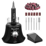 MelodySusie 30000 RPM Professional Nail Drill-Scarlet, High Speed, Low Heat and Noise, Portable Electric Efile for Shaping, Buffing, Removing Acrylic and Gel Nails