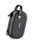 UGREEN Travel Accessories Bag, Portable Cable Organiser Travel Electronics Organiser Small Gadget Cable Bag Pouch, Hard Case for Charger Adapter Power Bank Hard Drive(Black)