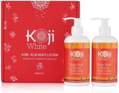 Koji White Kojic Acid & Papaya Body Lotion - Skin Brightening, Nourishing, Radiance, Vegan, 8.45 Fl Oz (2 Bottles)