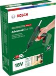 Bosch AdvancedGlue Cordless Glue Gun 18 V (Without Battery, 18 Volt System, 4 x Glue Sticks, Heating in 90 seconds, Dual Temp Mode 130 °C - 200 °C, for DIY, Repair and More, in Box)