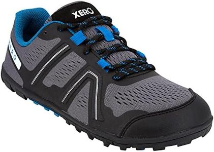 Xero Shoes Women's Mesa Trail Running Shoe - Lightweight Barefoot Trail Runner, Dark Gray Sapphire, 5.5