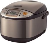 Zojirushi NS-TSC18 Micom Rice Cooker and Warmer, 10 cups, Uncooked, Stainless Brown