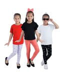 NIK & KNIT Premium Stretchable Printed Leggings for Girls/Kids | Combo Legging | Multi Purpose Bottom Wear (Top/Tshirt NOT Included) (Pack of 3 Leggings)(10 Years - 12 Years, Multi Colour 125)