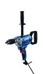 Bosch GBM 1600 RE Heavy Duty Corded Electric 2-in-1 Mixer & Rotary Drill, 850W, 11 Nm, 16 mm chuck, 630 rpm, 360° D Handle, Metal Gear, 1 Year Warranty