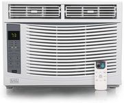 BLACK+DECKER BWAC06WT6 6000 BTU Window Air Conditioner Unit, AC Cools Up to 250 Square Feet, Energy Efficient, White