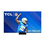 TCL 65-Inch QM85 QLED 4K Smart QD-Mini LED TV with Google TV (65QM851G, 2024 Model) Dolby Vision IQ HDR, Dolby Atmos, Game Accelerator up to 240Hz, Voice Remote, Works with Alexa, Streaming Television