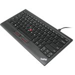 Lenovo ThinkPad Compact USB Keyboard with Trackpoint - Wired Keyboard - USB - Black