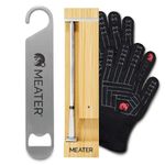 MEATER Pro Bundle: Smart Wireless Meat Thermometer with Built-In WiFi, Heat-Resistant BBQ Mitts & Bar Blade Opener | Up to 550°C Tolerance | Long Range for Grilling, Smoking, Roasting & More
