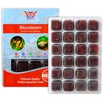 BCUK Frozen Fish Food Bloodworm Blister Pack 100g x10