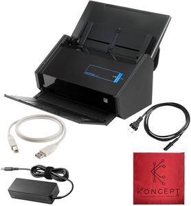 Fujitsu IX500 Scansnap USB High Speed Cloud Enabled Document, Photo & Receipt Scanner for Mac & PC - 1 Year Warranty - ADF with Duplex Scanning - Comes with 16, USB 3.0 Cable (Renewed)