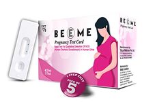 Beeme Rapid Pregnancy Test Kit(PACK 5) Single Step Pregnancy Testing Kit | 1 Individually Sealed Tests with Manual | 99% Accuracy