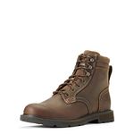 Ariat Men's Groundbreaker 6" Work Boot, Brown, 12 EE US