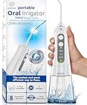 Water Flosser Cordless Pick for Teeth, 4 Modes, Gentle on Gums, Removes Plaque & Food Particles, B. WEISS High-Power, Rechargeable & Waterproof Oral Irrigator; 6 Replacement Tips Included