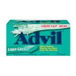 Advil Regular Strength Ibuprofen Pain Relief Liquid-Gels, Fast Acting Pain Relief for Migraine, Back, Neck, Joint, and Muscle Relief, 200mg (72 Count)