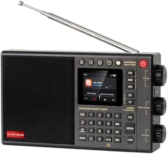 CHOYONG LC90 Multi-Band Smart Internet Radio Portable AM/FM, Longwave and Shortwave Radio with WiFi/4G, Bluetooth, TF Card，Portable Shortwave Radio Receiver with SSB,choyoung Radio