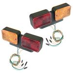 Caltric Compatible with Left and Right TailLight John Deere 1025R 2025R 2032R 3025D LVA18272 LVA18273