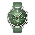 OnePlus Watch 2R with Wear OS 4 by Google,Snapdragon W5 Chipset,Upto 100hrs Battery Life,1.43 AMOLED Display,100+ Sports Mode,Dual Frequency GPS,5 ATM,IP68 & BT Calling [Forest Green]