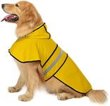 HDE Dog Raincoat Hooded Slicker Pon