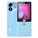 itel Super Guru 4G Max | Dual 4G | Max 3" Display | Smart AI Voice Assistant | 2000 mAh Battery | Type-C Charger | Cloud App Support | Bluetooth | Blue