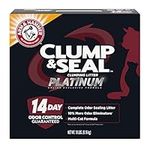 ARM & HAMMER Platinum Cat Litter Clump & Seal Complete Odour Sealing with 14 Days of Odour Control Multi-Cat, Hard Clumping Clay, 99.99% Dust Free 8.16kg (Pack of 1)