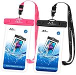 MoKo Waterproof Phone Pouch 2Pack, 