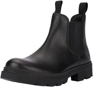 ECCO Men's Grainer Chelsea Boot, Black/Black, 7 US