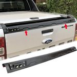 JHCHAN Tailgate Protector with LED Light for ford ranger 2012-2022 T6 T7 T8 Wildtrak Raptor Limited Rear Tail Gate Cap Cover Anti-scratch Guard Load Bed Liner Trim Accessories