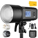 Godox AD600Pro AD600 Pro TTL Studio Flash 2.4G Wireless X System HSS 1/8000s with High Performance Li-ion Battery Outdoor Strobe Compatible for Canon E-TTLII Nikon Sony FUJI Olympus Panasonic Camera