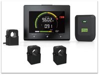 Efergy E-Max Display Kit - Three 3 Phase energy meter No Wi-Fi Required. Easy Install. Downloadup to 2 years data from portable display.