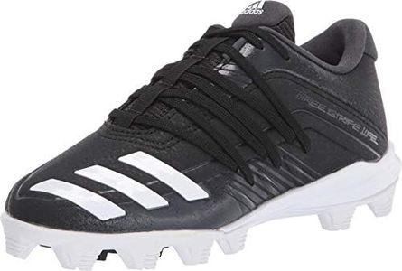 adidas Kids Unisex's Afterburner 6 Grail MD Cleats Baseball Shoe, Black, 12K M US Big Kid