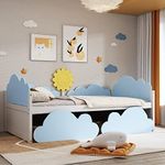 BTM 3FT Kids Toddler Bed with Stora