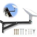 Heavy Duty Starlink Mounting Kit, Beciety Starlink Mount, Starlink Long Wall Mount for Starlink Internet Kit Satellite, Starlink Pole Mount with Starlink Mount Adapter Compatible with Gen2/V2 Starlink