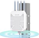 WAVLINK AX1800 Outdoor WiFi 6 Extender, IP67 Weatherproof Outdoor Access Point, High Power Long Range WiFi Extender Signal Booster, 4x8dBi Antennas, Compatible Starlink for Farm, Yard, RV, Campsite