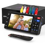 Portta VD22P VHS to Digital Converter with 5" HD Screen, Video Capture Recorder Convert to MP4 Compatible with VHS, VCR, DVR, DVD, Hi8, Mini DV, Gaming Console (VCR/VHS/DVD Player/Camcorder Required)
