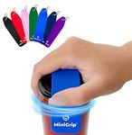 MiniGrip Rubber Jar Opener Gripper (7 Pack) - Great Stocking Stuffer - Portable Twist Top Bottle Opener with Keyring Carabiner - Designed in the USA for Exceptional Grip…