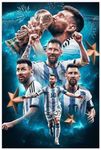 Lionel Messi Poster Soccer Supersta