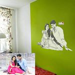 WallDesign Vinyl Pencil Sketch Photo Wall Sticker, 23 x 40 Inches, Multicolour