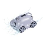 Hinice Cordless Robotic Pool Cleaner,Automatic Pool Vacuum Robot for In-Ground/Above Ground Pools,150 Min Runtime, IPX8 Waterproof, 2200 Sq Ft Coverage (Grey)
