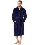 Polo Ralph Lauren Mens Microfiber Plush Long Sleeve Shawl Collar Robe