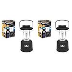 Milestone Camping 52560 Ultra Bright 12 LED Lantern / Built-in Compass / Dimmer Functionality / Sailing, Fishing Or Camping Lantern / Battery Operated / 20cm Tall (Pack of 2)