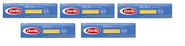 5X Barilla Capellini Spaghetti No. 1 Italian Pasta 500 g