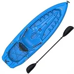 Lifetime Lotus Sit-On-Top Kayak with Paddle, Blue, 8'