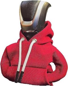 Sudadera Cambio De Marchas, Funda De Cubierta De Palanca De Cambios, Hoodie Car Gear Shift Cover, Sudadera Para Palanca De Cambios, Sudadera Pomo Coche Regalos Interiores (Rojo)