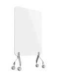 Gemklip.com Mingle Board Magnetic - Premium Double-Sided Mobile Whiteboard (4 ft X 5 ft) with Stand for Home, School & Office, Dry Erase Surface, Portable Board with Wheels, Free Markers & Duster