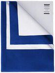 Amazon Brand - Solimo Cotton Baby Water Resistant Dry Sheet, Medium, 100Cm X 70Cm, Royal Blue