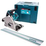 Makita DSP600ZJ 36v Twin 18v Brushless Plunge Cut Circular Saw 1x Guide Rail