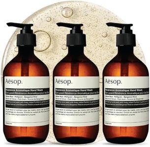 Aesop Reverence Aromatique Foaming Hand Wash | Cleanse and Exfoliate the Hands | Paraben, Cruelty-free & Vegan | 16.9 oz, Pack of 3