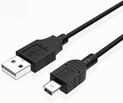 USB to Mini USB Charger Cable for PS3 Controller - Charging Cable Data Transfer Cable Compatible with Sony Playstation PS3/PS3 Slim SixAxis Controller, GoPro Hero 3, Hero 4 USB Cable