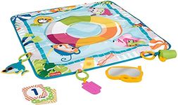 Fisher-Price Fun Activity Mat Swimming Pool, Baby Activity Mat with Removable Toys, Suitable for Tummy Play, Suitable from Birth GRR44, multi